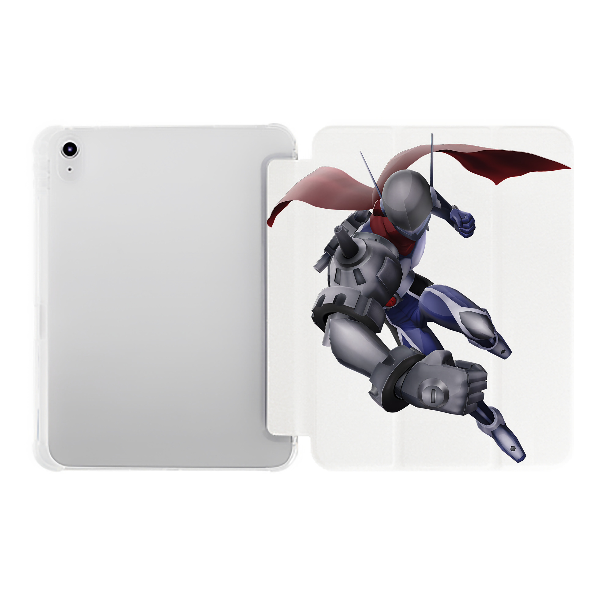 （画像用） Digimon デジタルモンスター/デジモン IPad ケース ペン収納付き 三つ折りスタンド PUレザー×シリコン 対応機種9.5/10.5/10.9インチ